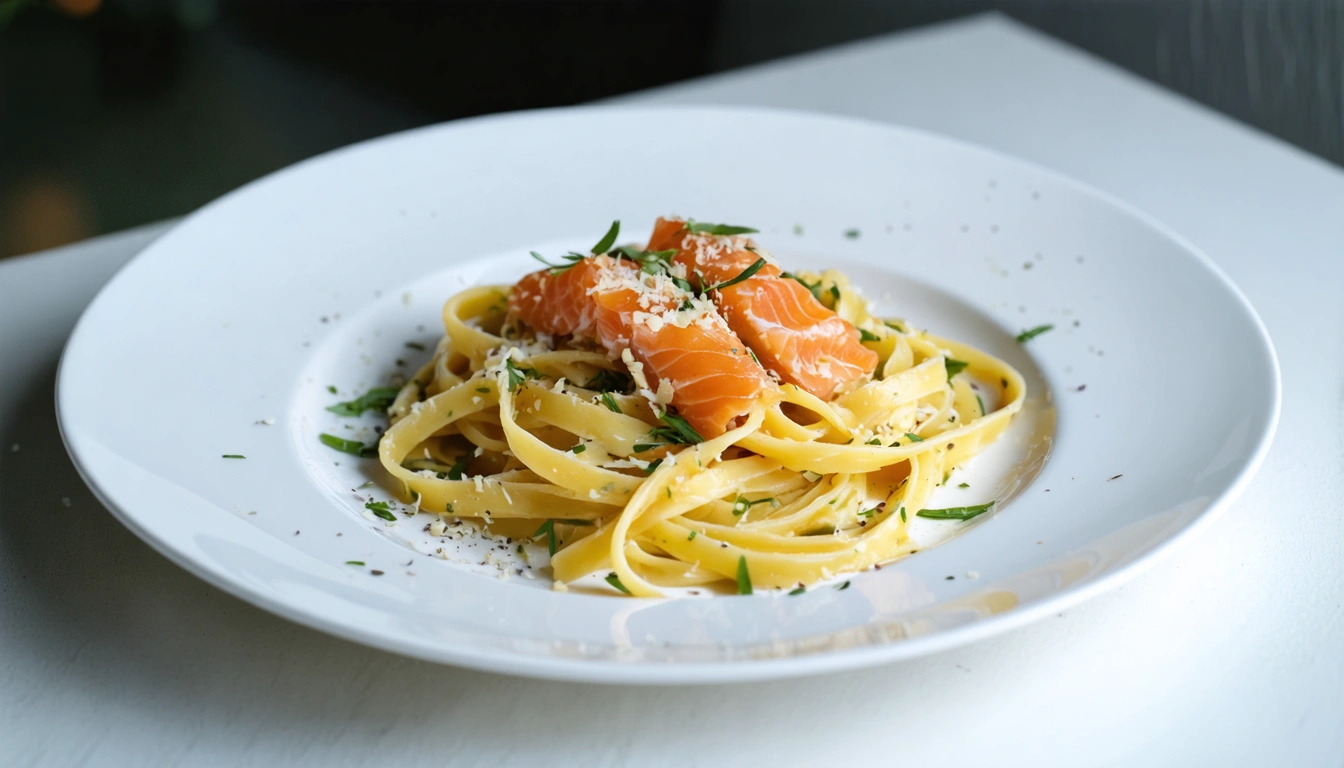 pasta salmone